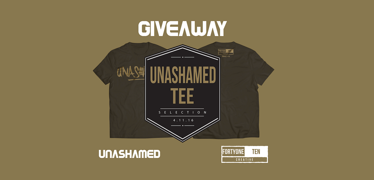 Giveaway! | by 116 Forever | Unashamed Daily | Medium