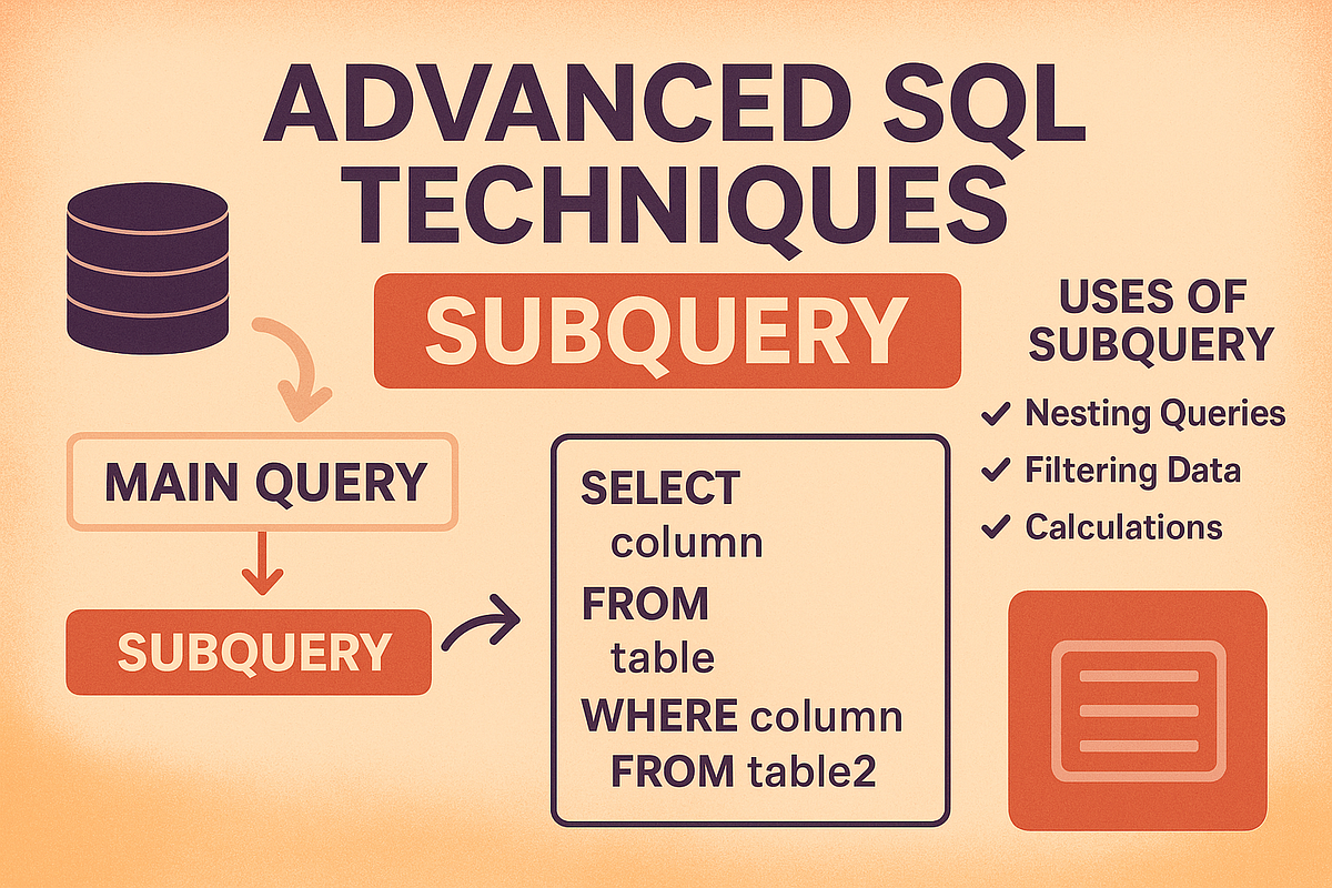 Chapter 9.1: Advanced SQL Techniques: Mastering Subqueries, Correlation ...
