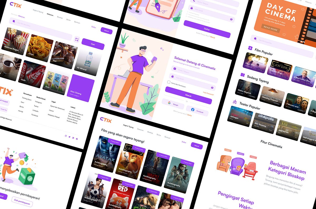 UI/UX Case Study : Enhancing Your Cinema Experience | by Fitria Roseadi ...