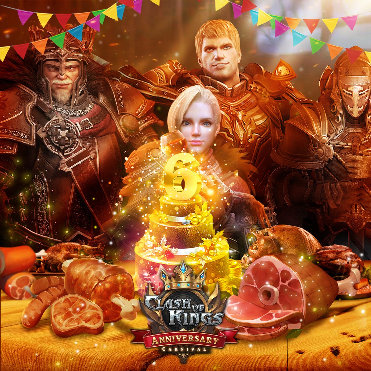 Clash of Kings - #CoK8thAnniversaryCelebration Dear lords, Let's celebrate  the 8th Anniversary of Clash of Kings together!!!🎉 The Throne Rebuild  event event is in full swing, donate items to help the kingdom