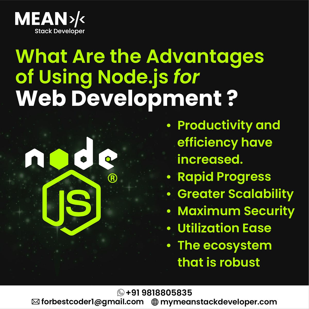 What Are the Advantages of Using Node.js for Web Development ...