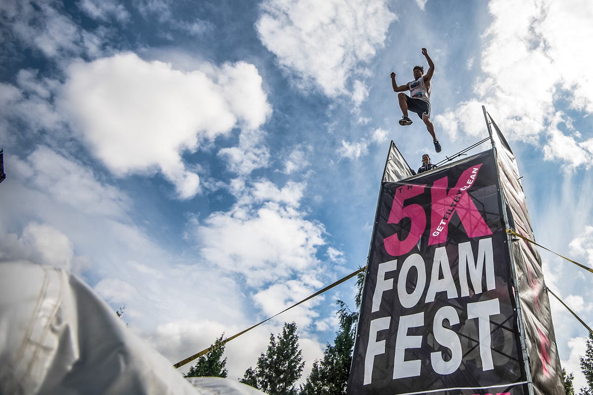 Gettin' Foamy! Foam Fest 5K