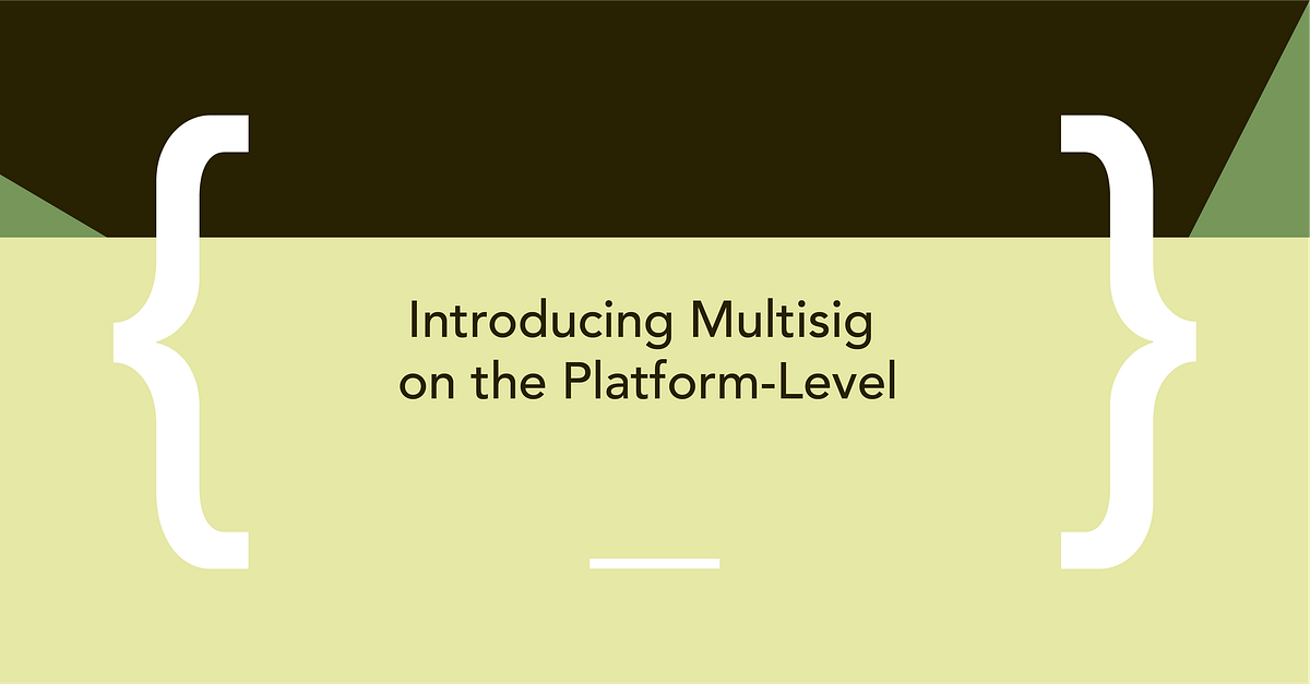 Klaytn Usability Improvement Series 2 Introducing Multisig on the