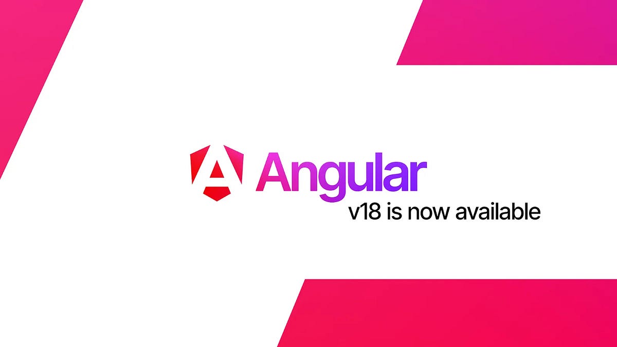 Angular 18 簡介. 去年 11 月才發布 Angular 17，僅相隔 6 個月的時間，… | by Steven Yeh（葉俊宏 ...