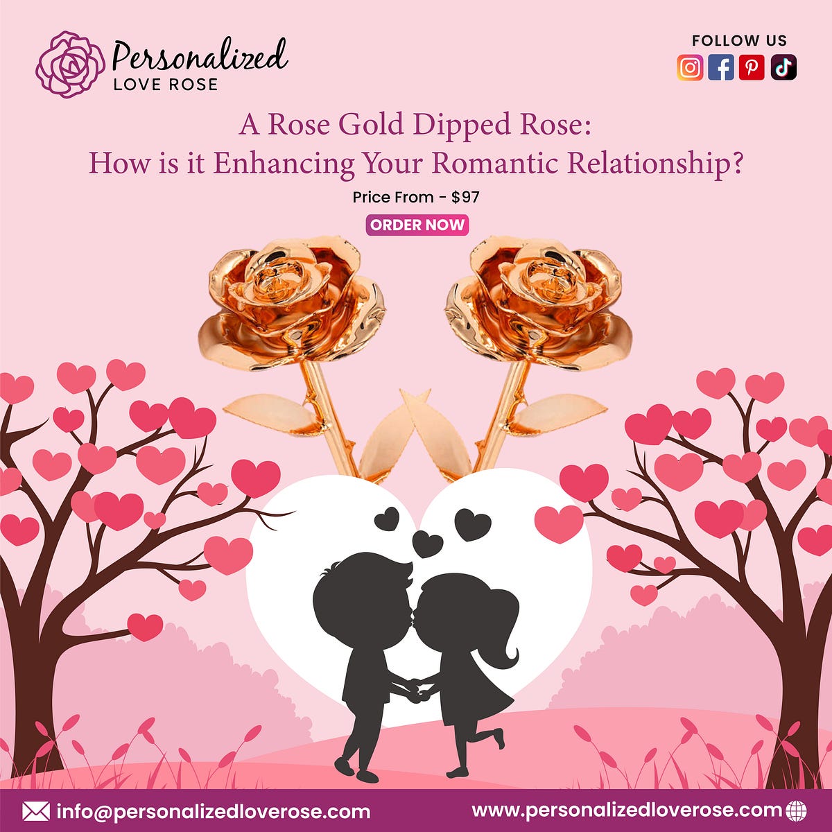 A Rose Gold Dipped Rose How is it Enhancing Your Romantic Relationship