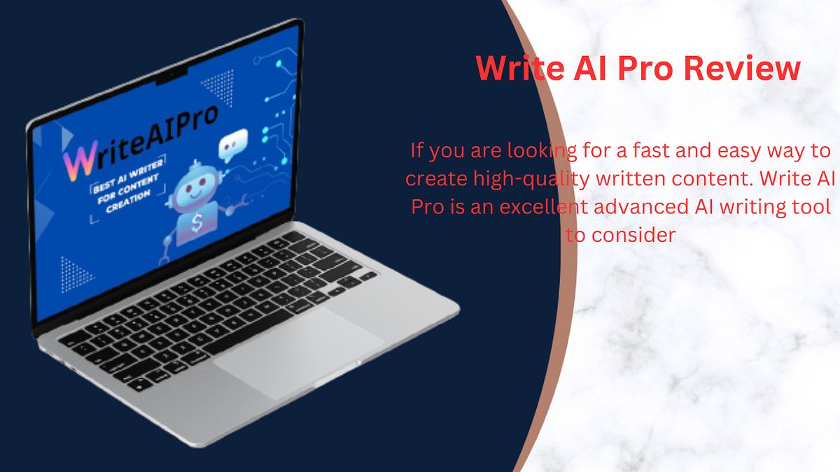 Write AI Pro Review-Best AI Writer For Content Creator | by Mahmud ...