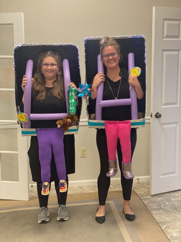 Roller Coaster DIY Cardboard Costume