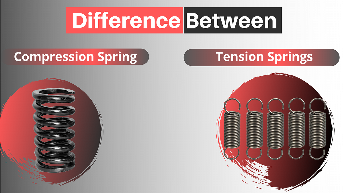 Difference between Compression and Tension Springs by Khodiyar Spring