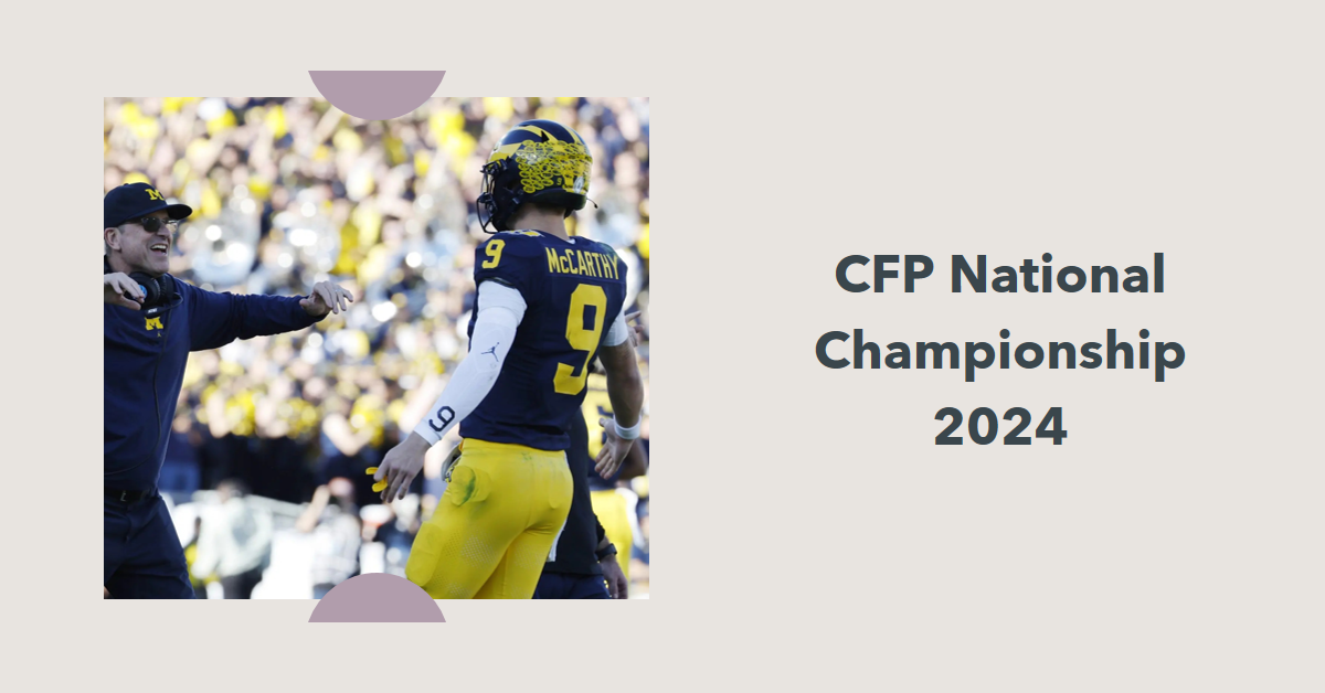 [LIVESTREAM] Michigan vs Washington Live 2024 CFP National