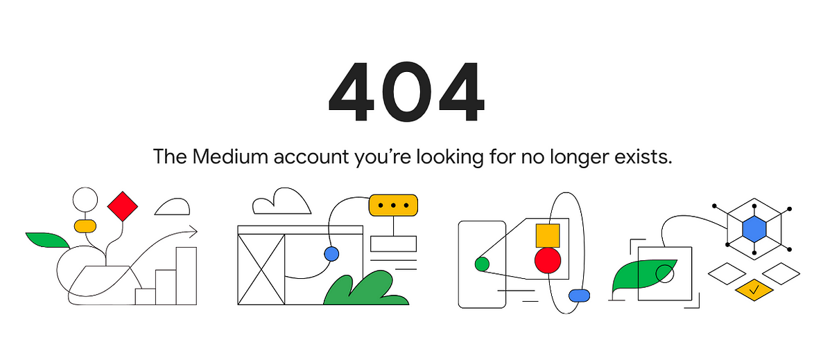 Error 404: Google Developers Medium account not found.