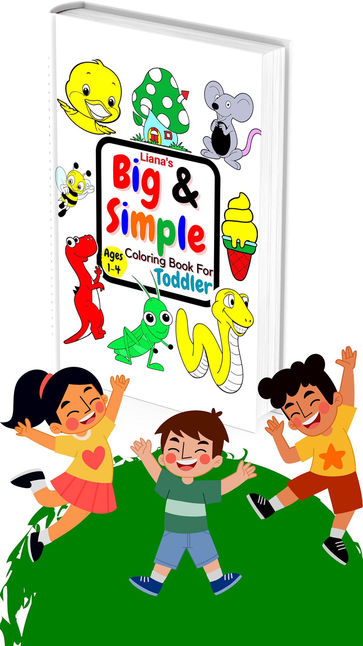5 Benefits of Liana’s Simple & Big Coloring Book For Toddler Age 14