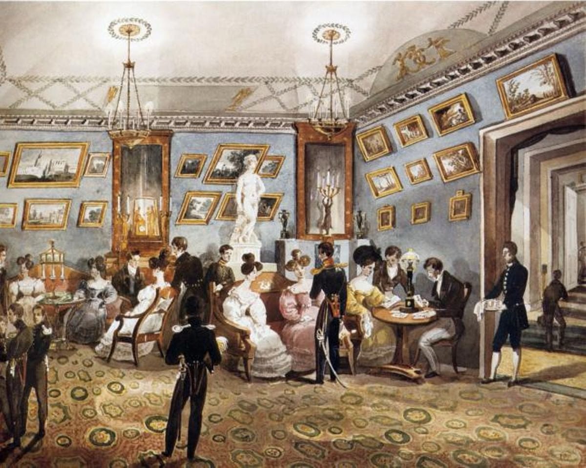 Salons in the beginning of the 19’s century