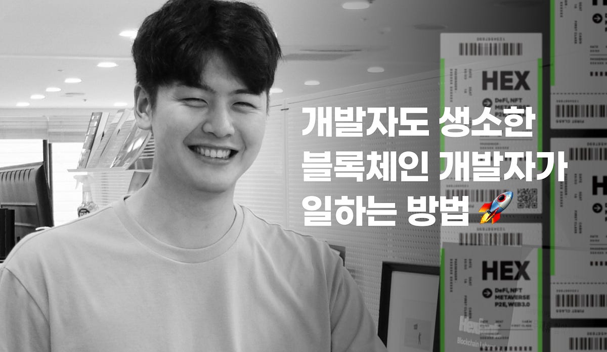 개발자들에게도 생소한 개발자. 자기의 퀄리티나 밸류를 높이기 위해 블록체인 개발자는 여러분에게 많은… | by Hexlant |  Hexlant | Medium
