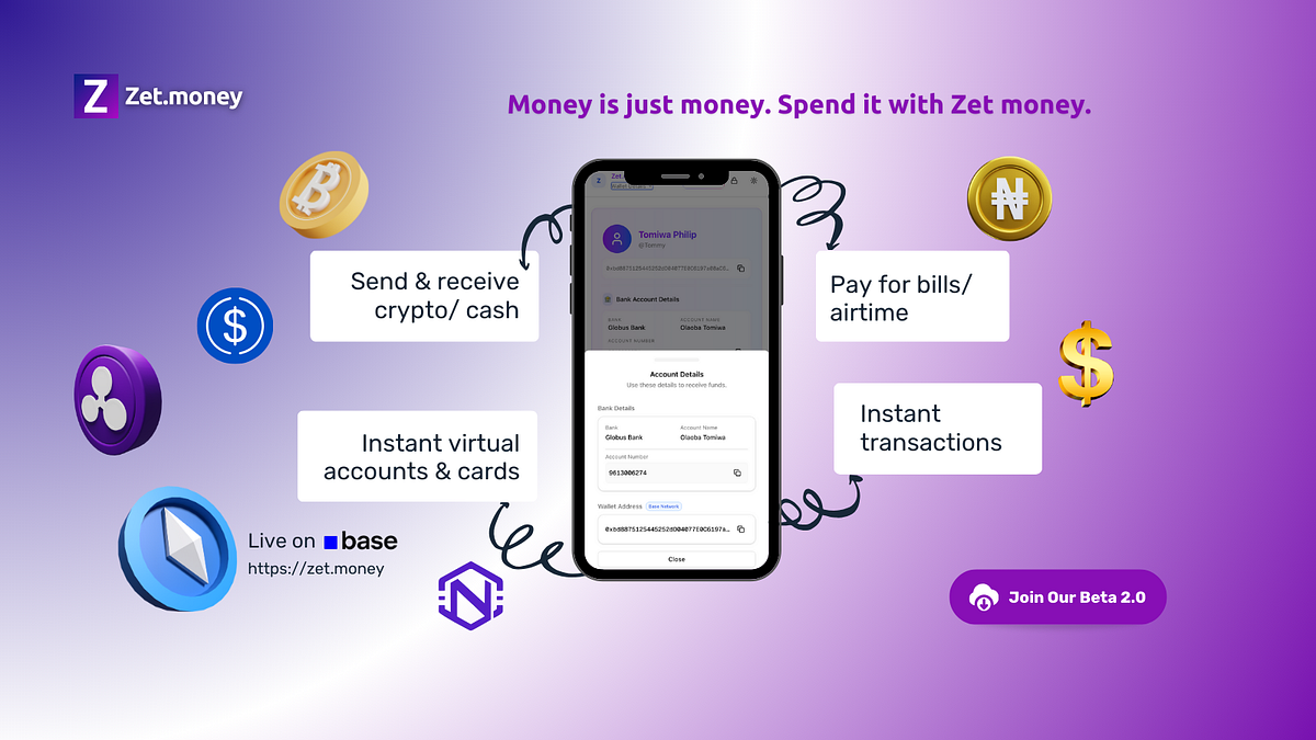 Preview image for Money is just money. Spend it with Zet Money
