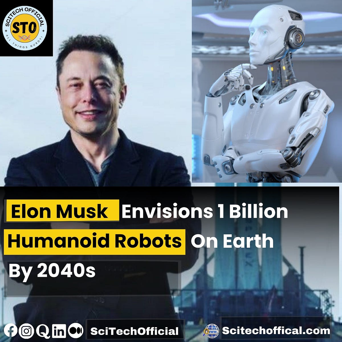 Elon Musk Envisions 1 Billion Humanoid Robots on Earth by 2040 | by