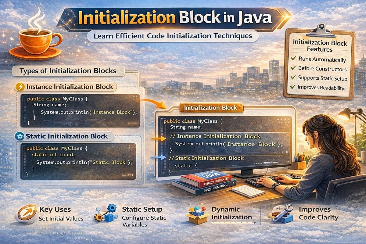 Day 14 of Learning Java: Understanding Initialization Blocks in Java ...