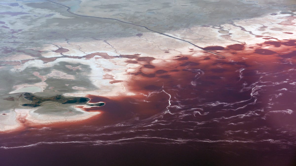 Sky View of a Blood Red Lake. Six Word Photo Story: Freestyle | by A