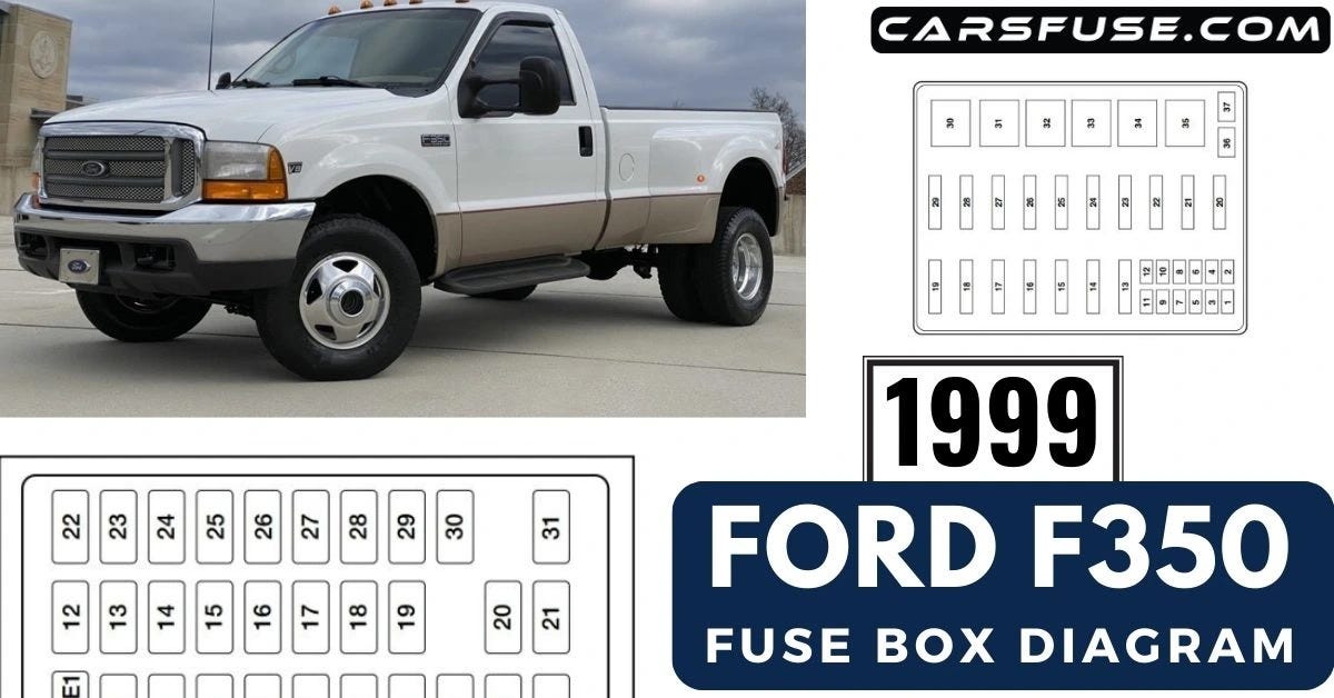 1999 Ford F350 Fuse Box Diagram. The Ford F350 has built a reputation