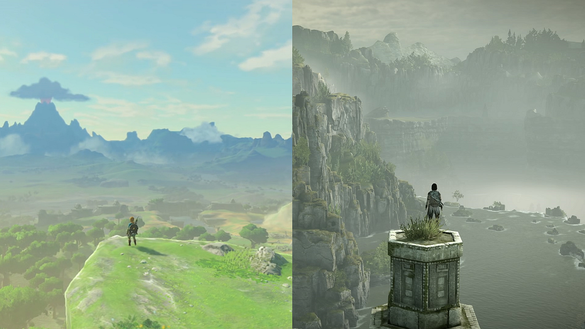 The Space Between Spaces: Breath of the Wild and Shadow of the Colossus, by jace :)