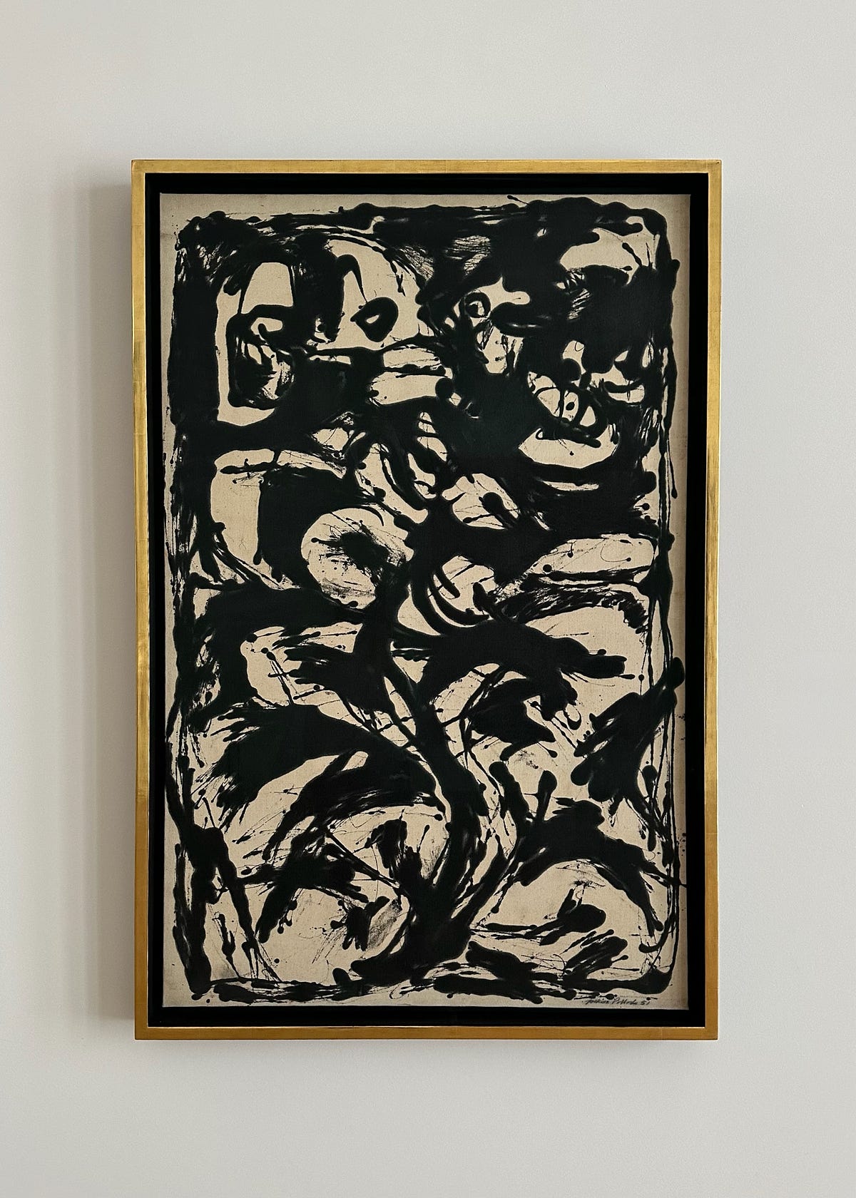 Standing in the Storm: My Encounter with Jackson Pollock's Number