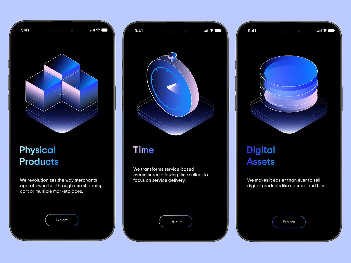 Edgy and Interactive Mobile UI/UX Design Examples | Medium