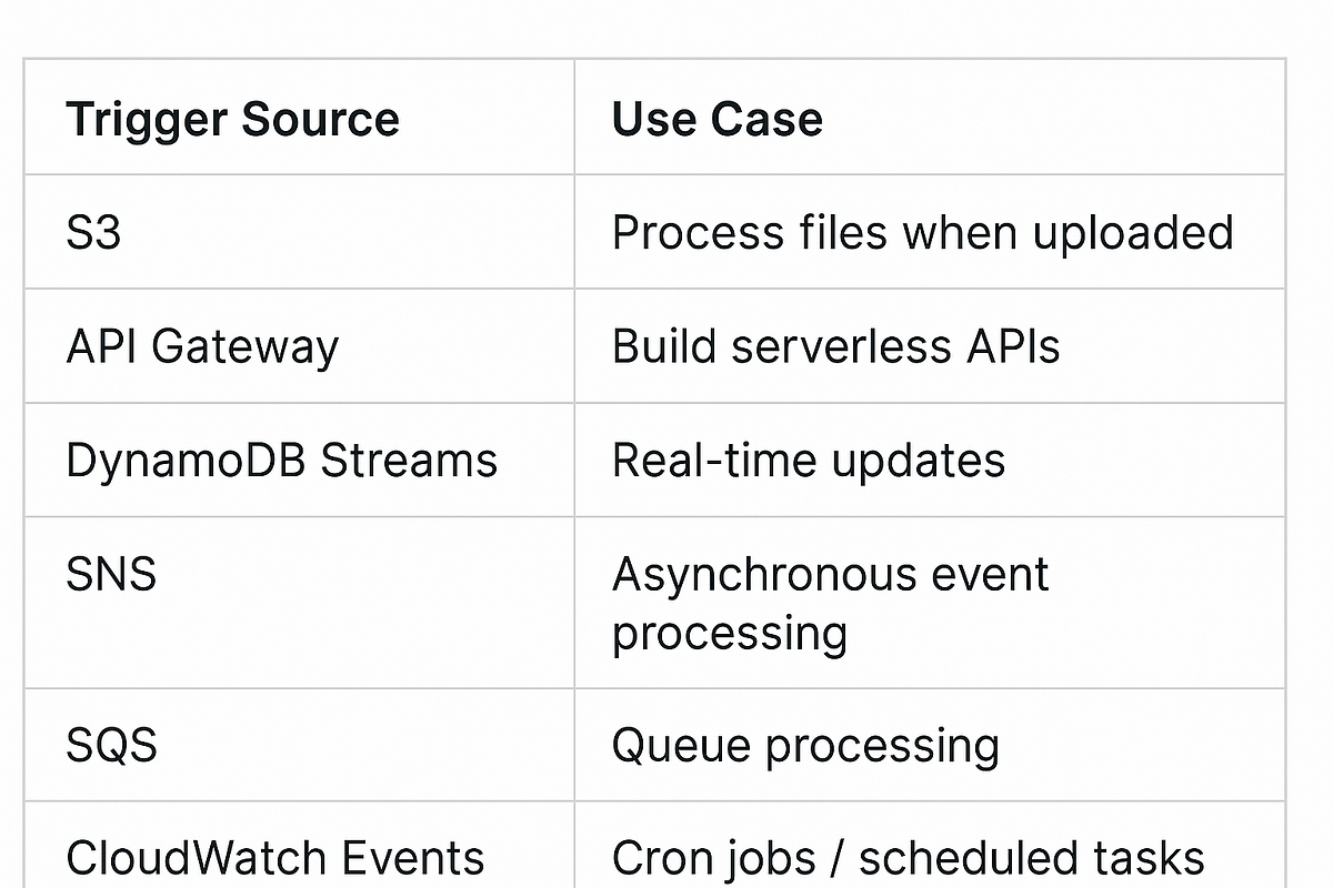 Day 54 -AWS Lambda: Run Code Without Servers | by Poonam Hajare | Nov ...
