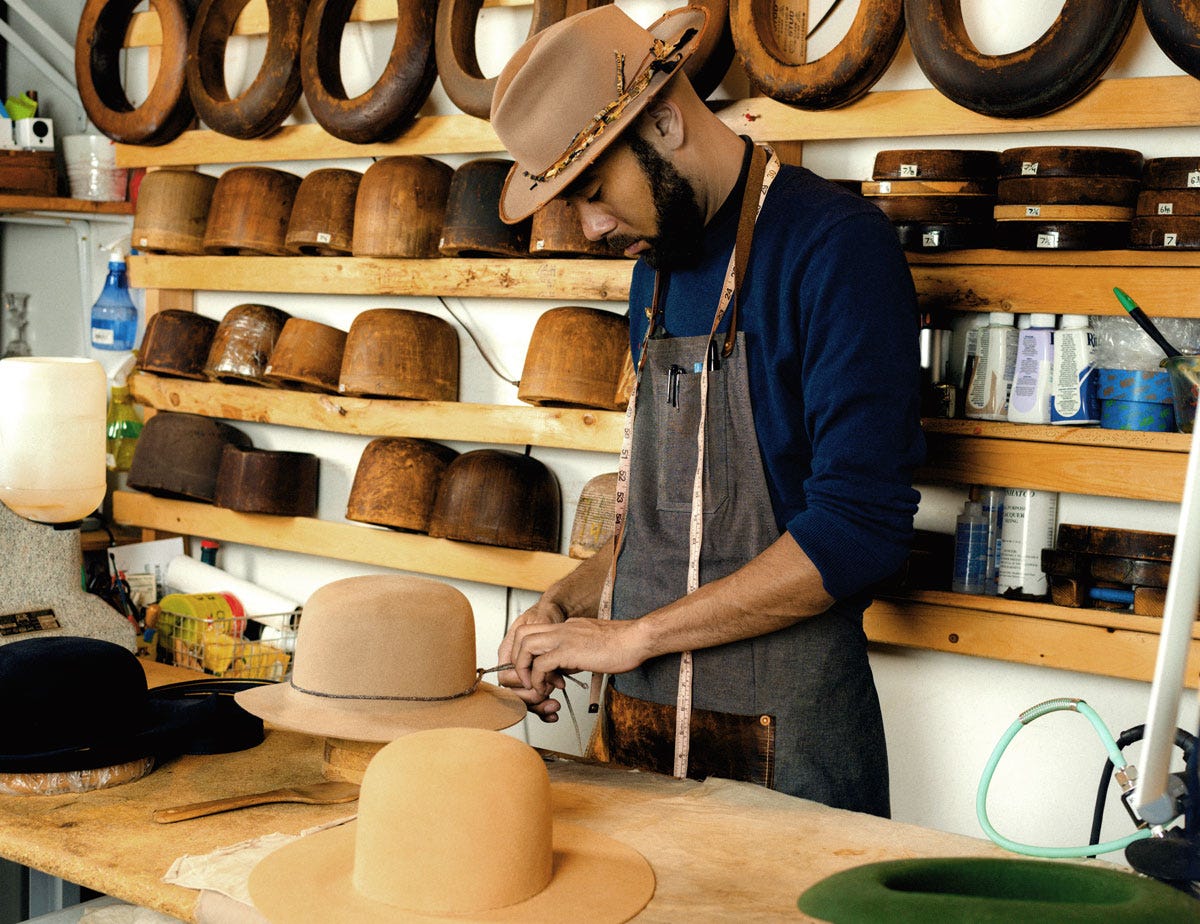 Studio Tour: Inside a New York City Hatmaker's Workshop, by Judith  Ohikuare, Airbnb Magazine