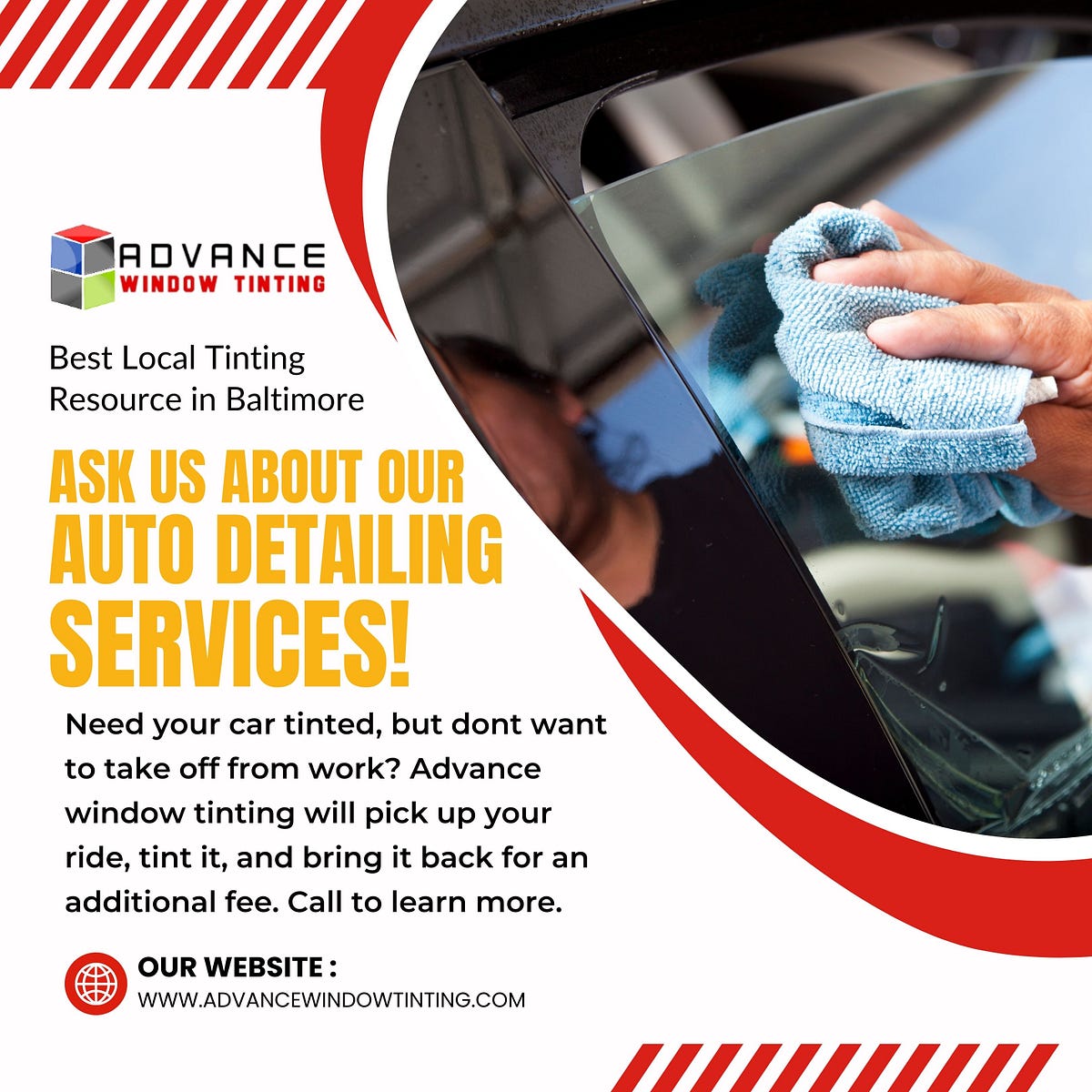 Car Detailing Services — Rosedale, Maryland by Advance Window Tinting