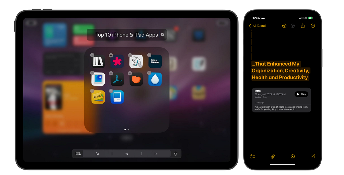 Top 10 iPhone & iPad Apps That Enhanced My Organization, Health ...
