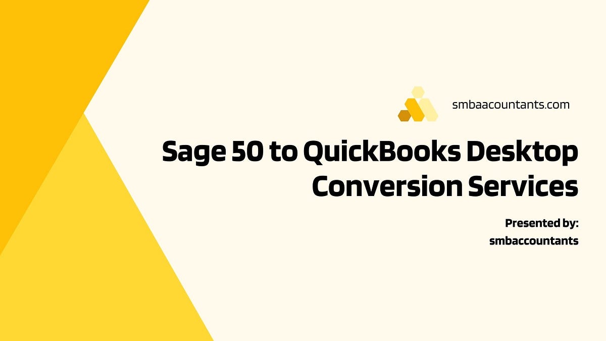 Sage 50 to QuickBooks Desktop Data Conversion Solutions by nikjones