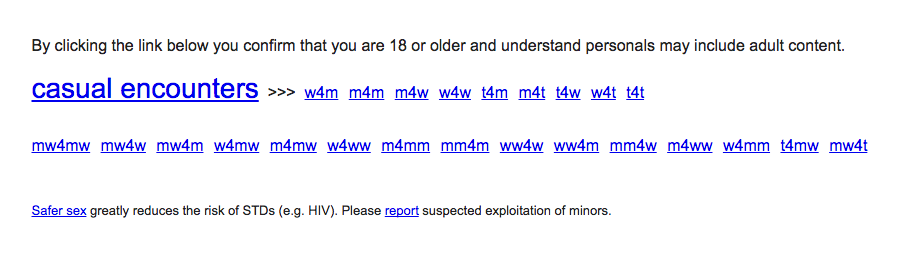 Image of: Craigslist Casual-Encounters Ads I’d Consider Answering