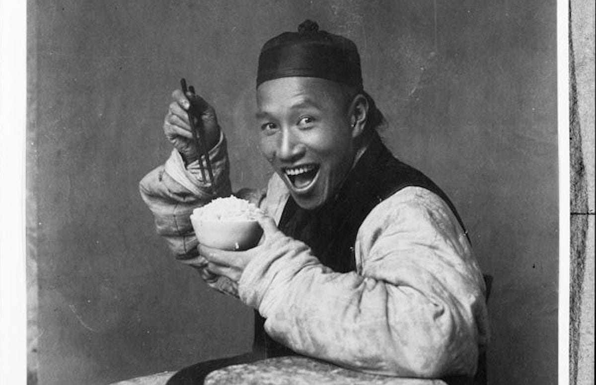 People not smiling in old photos