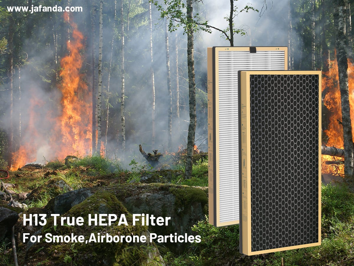 During wildfires, air purifiers help reduce the amount of smoke we