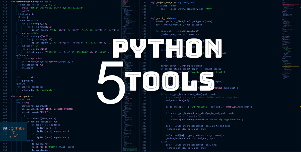 5 Python tools you must know about | by Manu mathew | Techdev | Medium