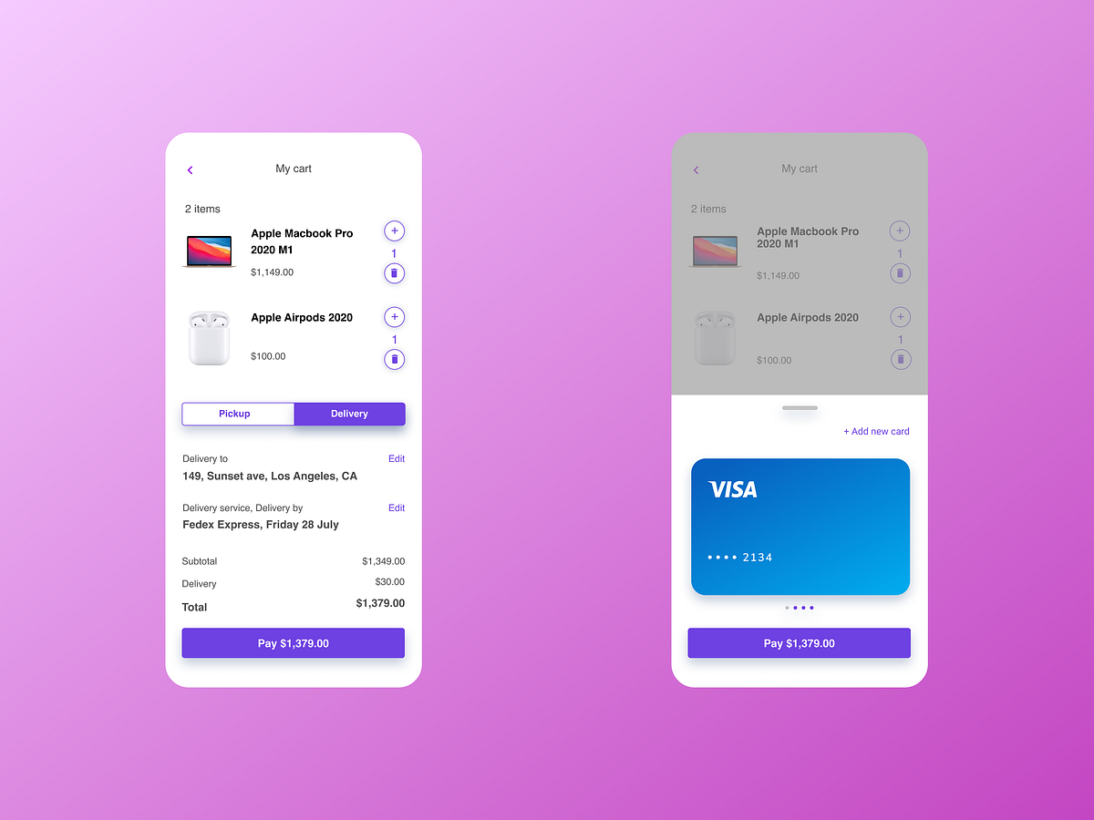Mobile Design Essentials Cart Summary Page by Nick Babich UX