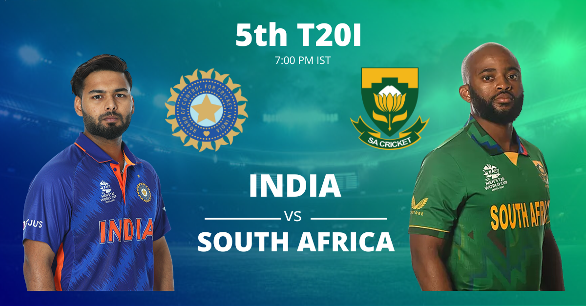 IND vs SA: Today Match Prediction, Who Will Win Today Match? Fantasy  Cricket Prediction, Fantasy Cricket Tips, Playing 11 Prediction, Playing 11  -South Africa Tour of India, 5th T20I | by sports mudra | Medium