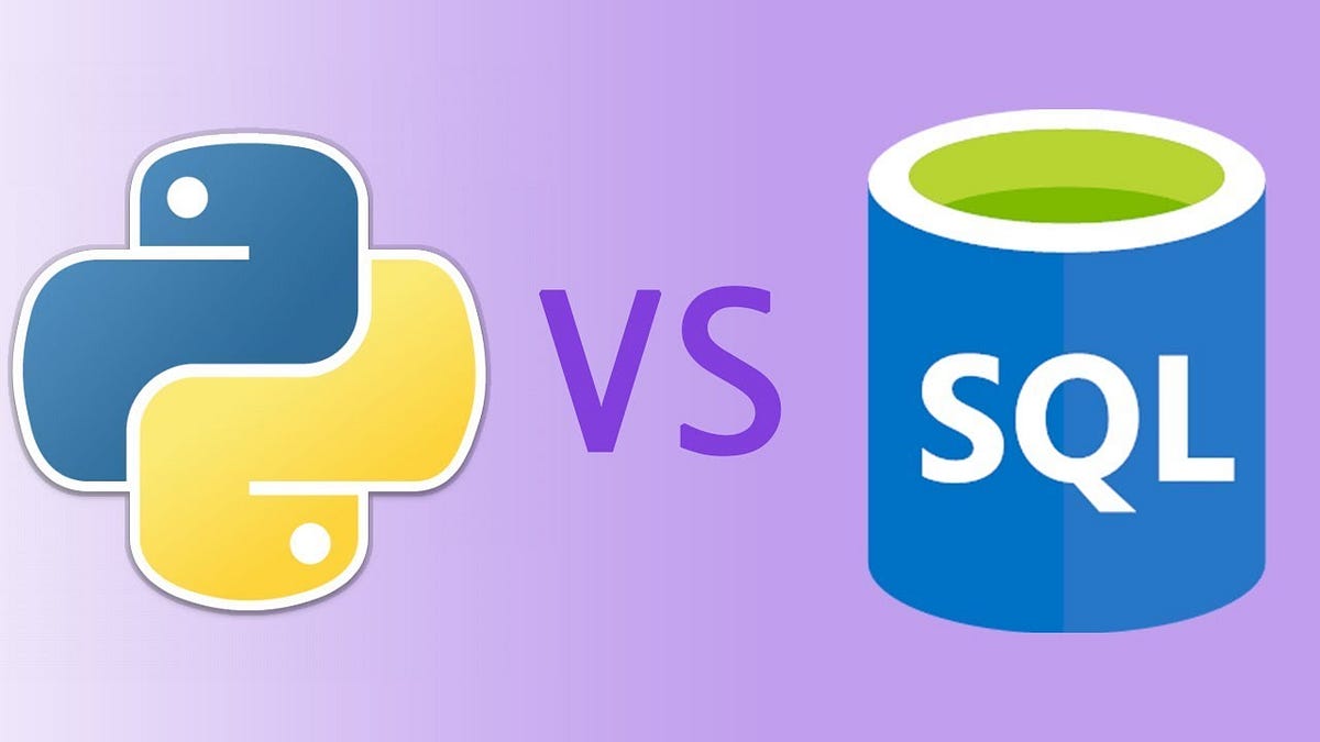 SQL vs. Python — When to Use Which One? | by Roland Nagy | Medium