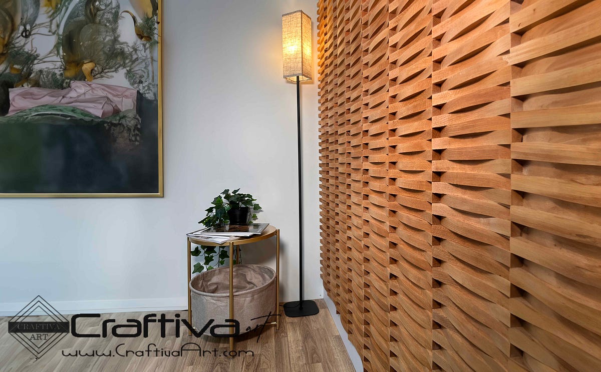 Unleash Textural Dimension: Elevate Your Walls with 3D Wood Panels | by