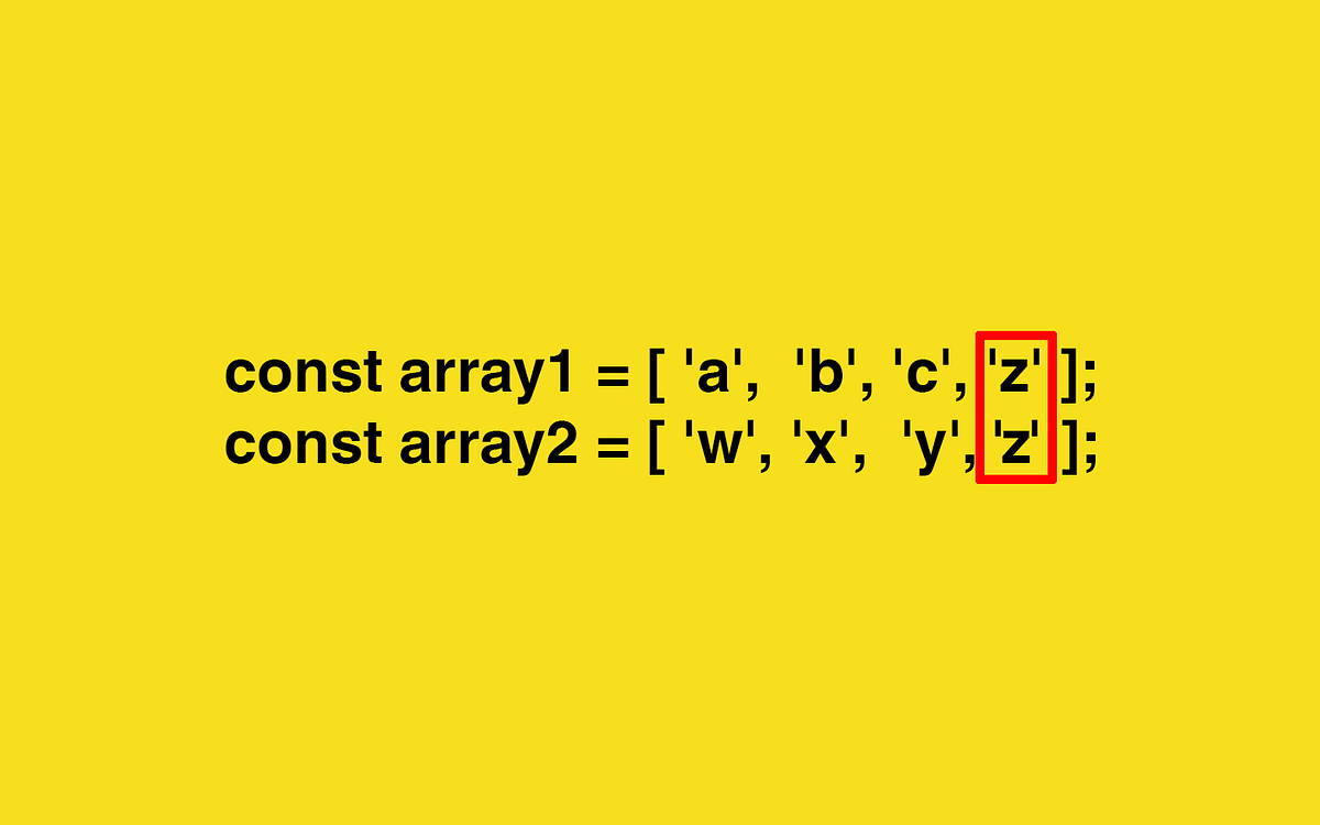 Algorithm practice: Find common elements in two arrays | by John ...