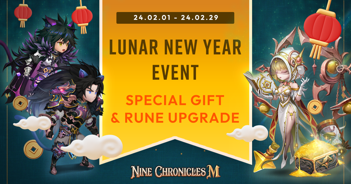 [9CM] 🌕 Lunar New Year Event: 🎁Special Gifts & 💎Rune Upgrade | by Nine ...