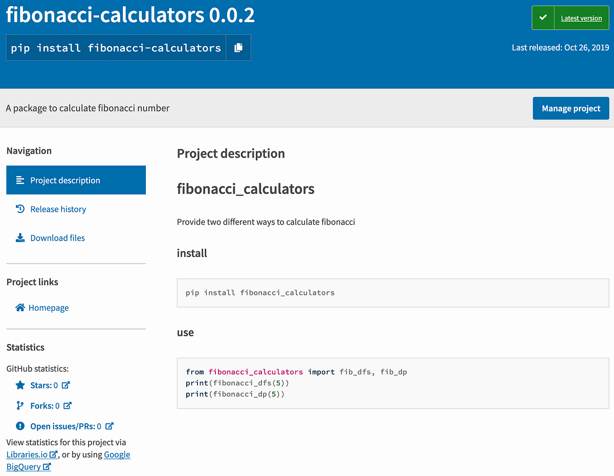 Publish your python package in 10 mins | by Leon Feng | Medium