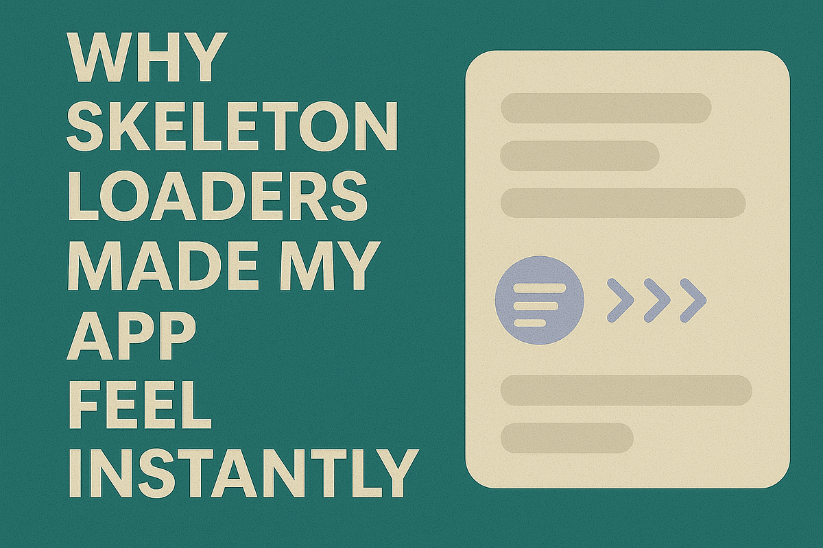 Why Skeleton Loaders Made My App Feel Instantly Fast | by CodeByUmar ...