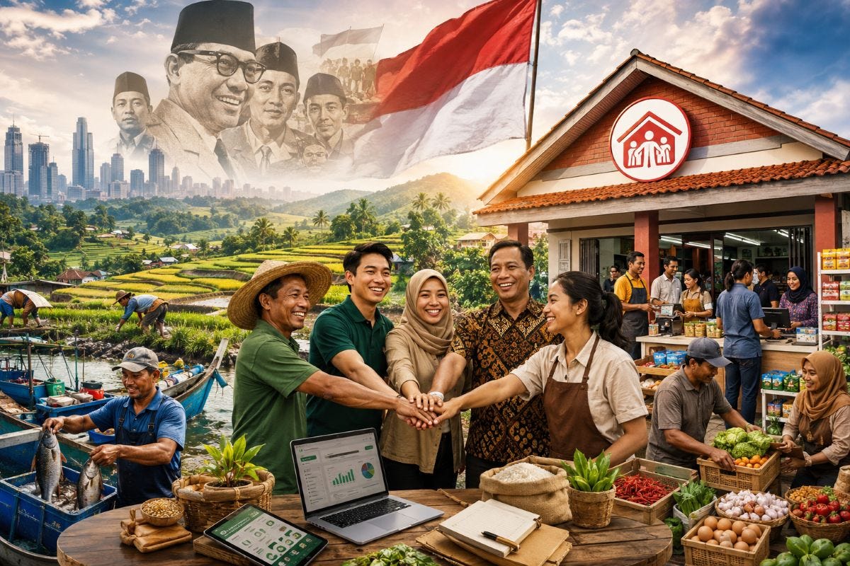 Tujuh Puluh Sembilan Tahun Gotong Royong: Koperasi Indonesia di Persimpangan Zaman