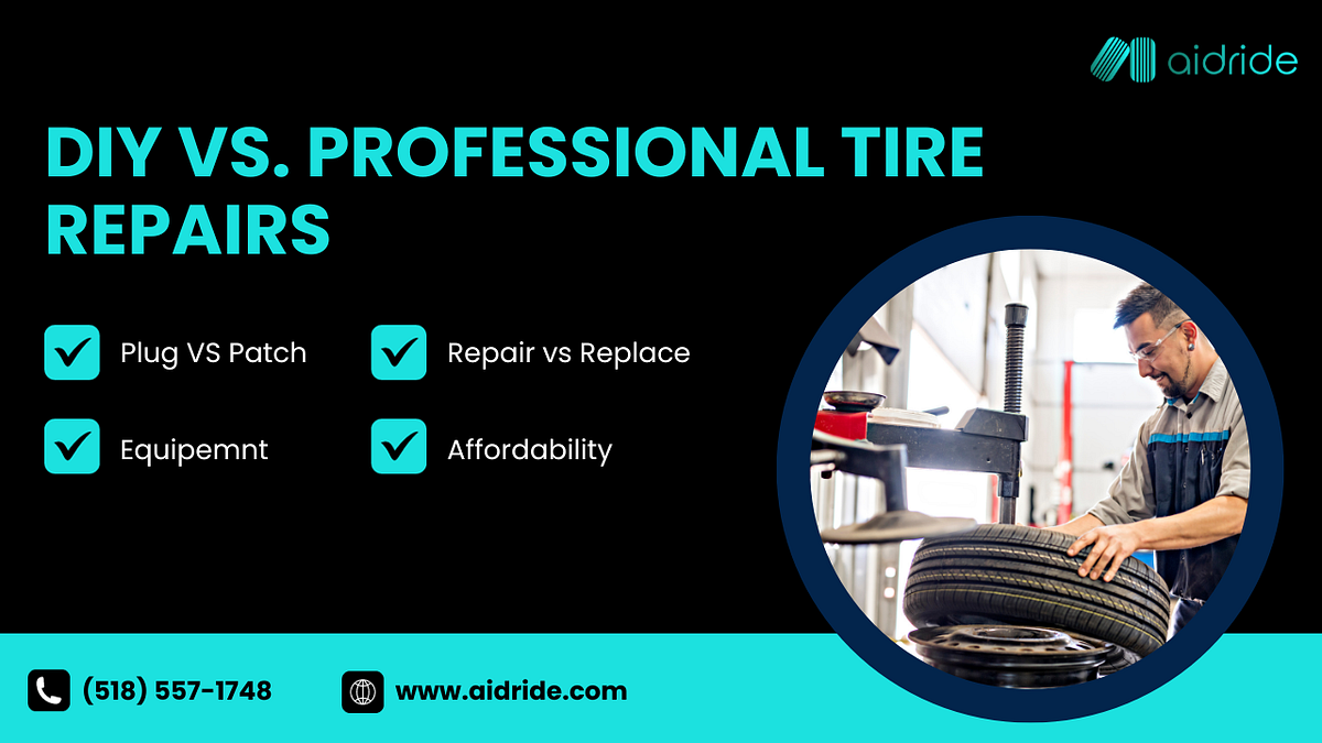 DIY vs. Professional Tire Repairs by aidride truck tires Medium