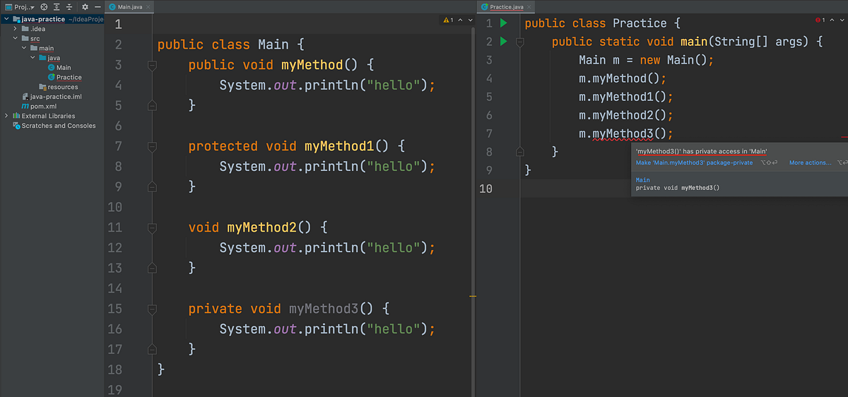 Access modifiers in Java. Access modifiers are used to control… | by ...