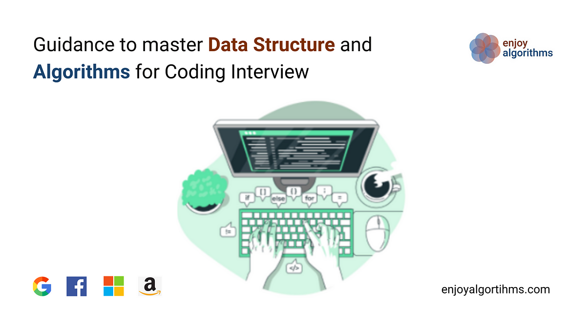 Guide to Learn DSA and Prepare for Coding Interview | EnjoyAlgorithms