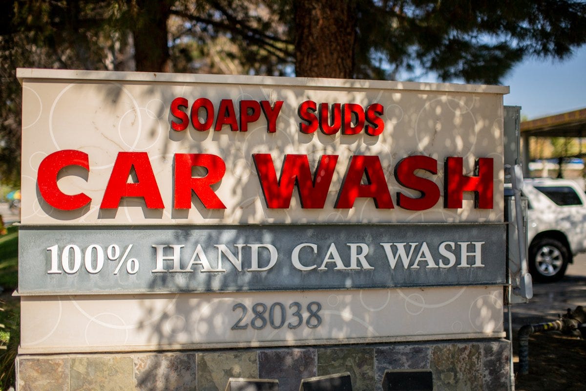 Soapysuds. We offer unbeatable deals on car… by Donald Doan Medium