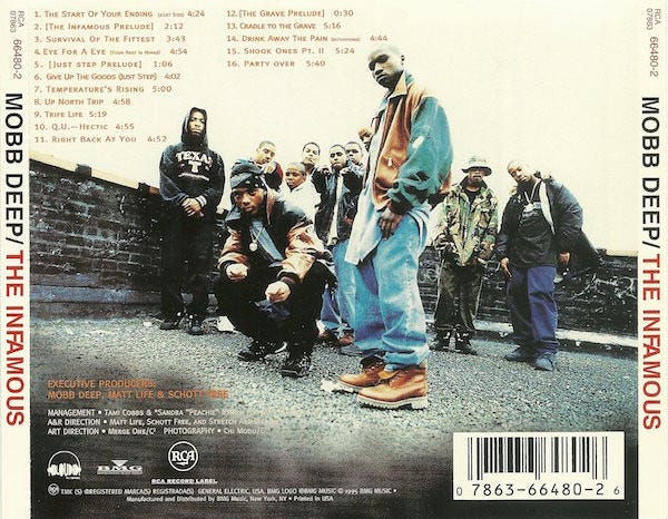 MOBB DEEP Prodigy & Havoc Hip-Hop Trading Card 1990 NBA
