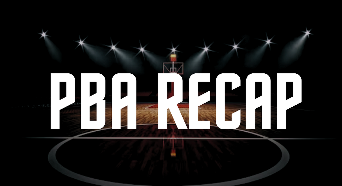 PBA Recap 20232024 PBA Updates PH Medium
