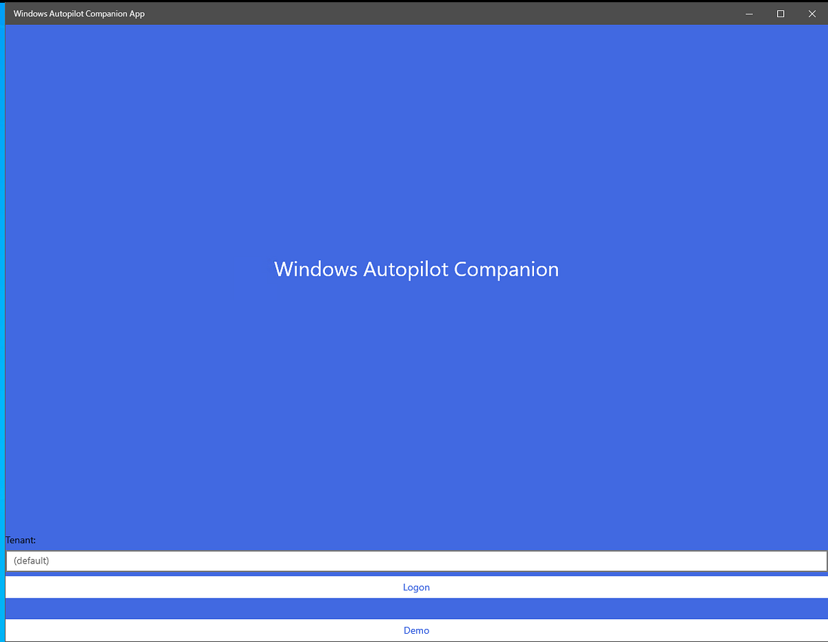 Windows Autopilot Companion app. 以下のURLに記載されていたWhite Glove… by Kimura